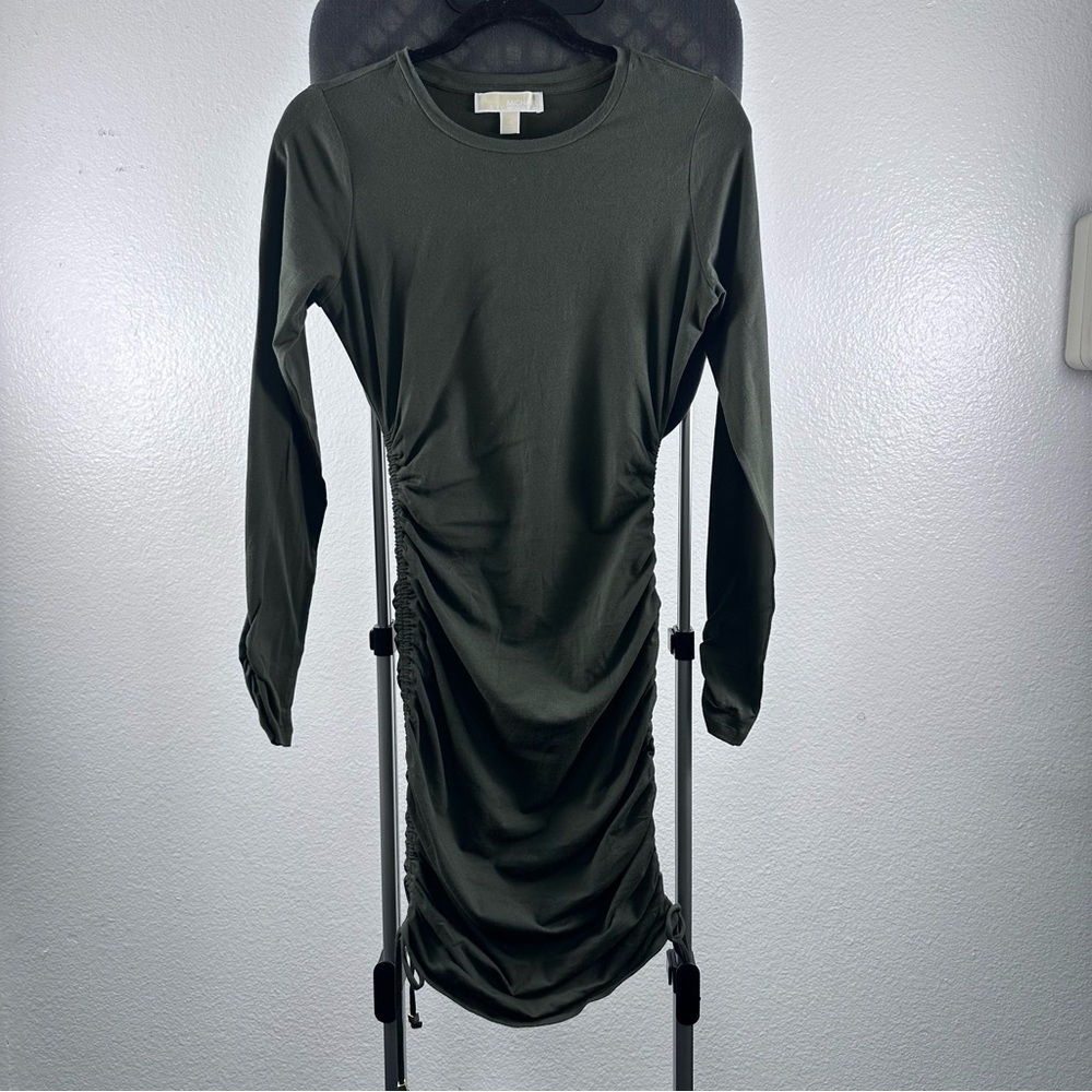 Michael KORS Women’s Olive Green Long Sleeve Dress Size XS